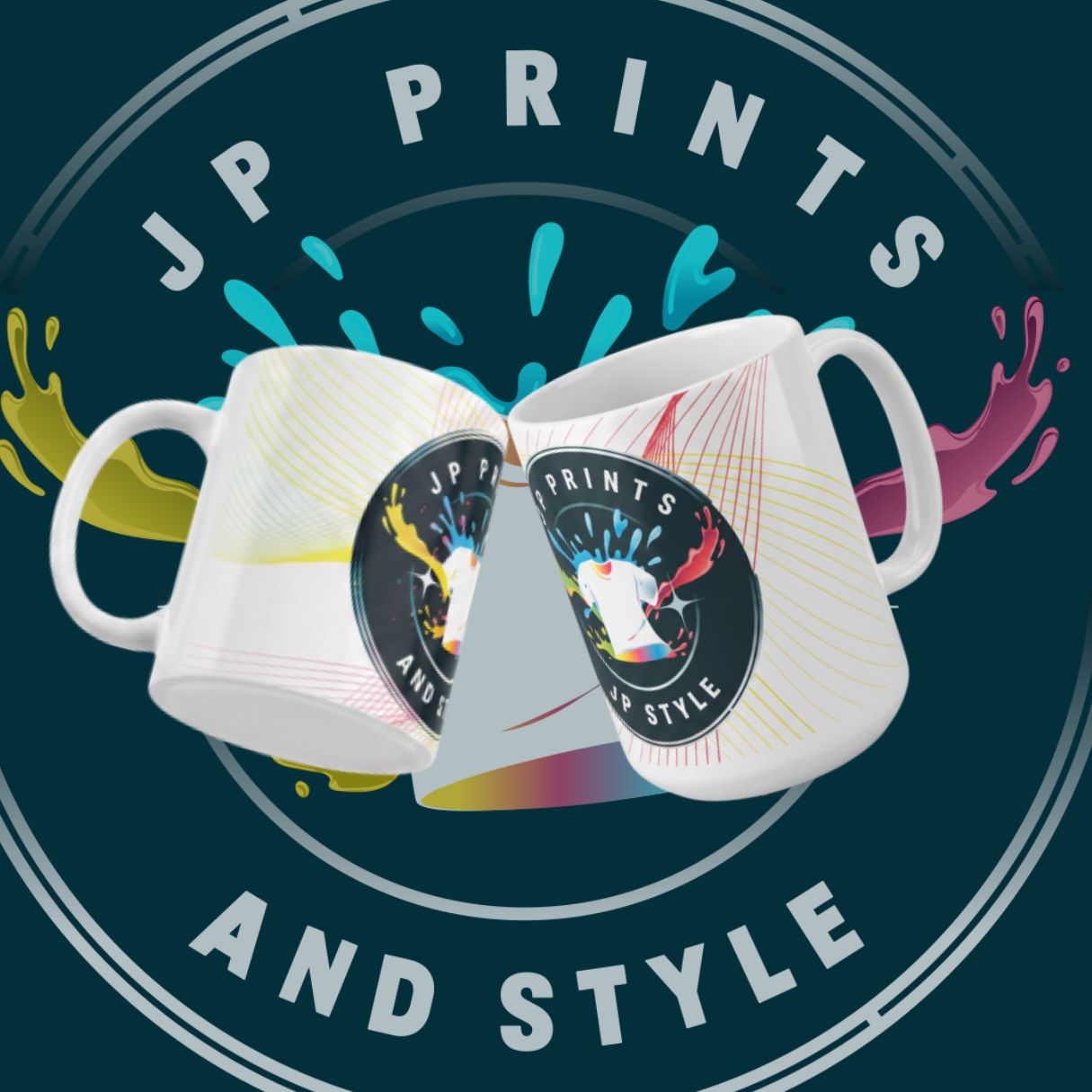 Custom Company Logo Ceramic Mug | Personalized Business Coffee Cup 11oz & 15oz