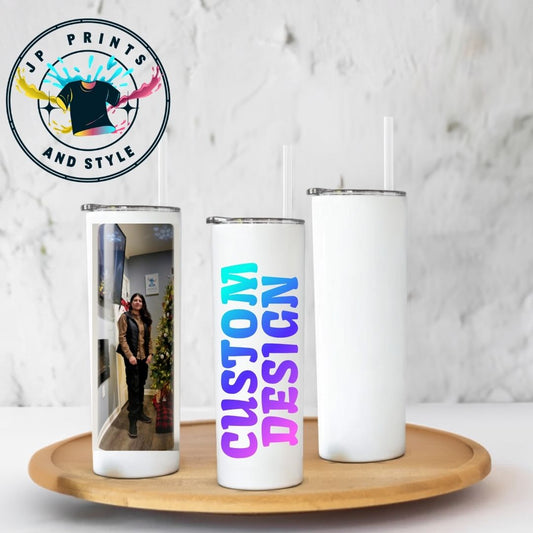 Personalized 20 oz Tumbler | Custom Photo, Design, Text & Logo