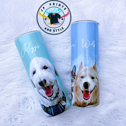 Personalized 20 oz Tumbler | Custom Photo, Design, Text & Logo