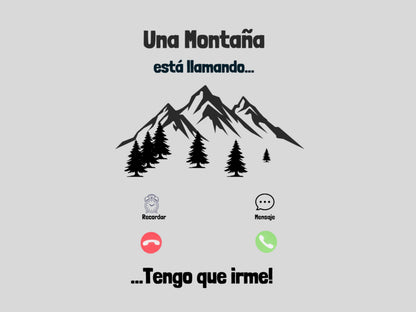 La Montaña Me Está Llamando Graphic T-Shirt | Unisex Hiking Tee