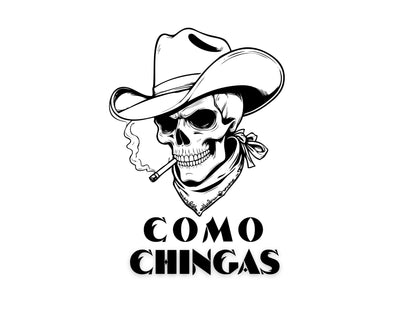 Como Chingas Skull Graphic T-Shirt | Unisex 100% Cotton Tee