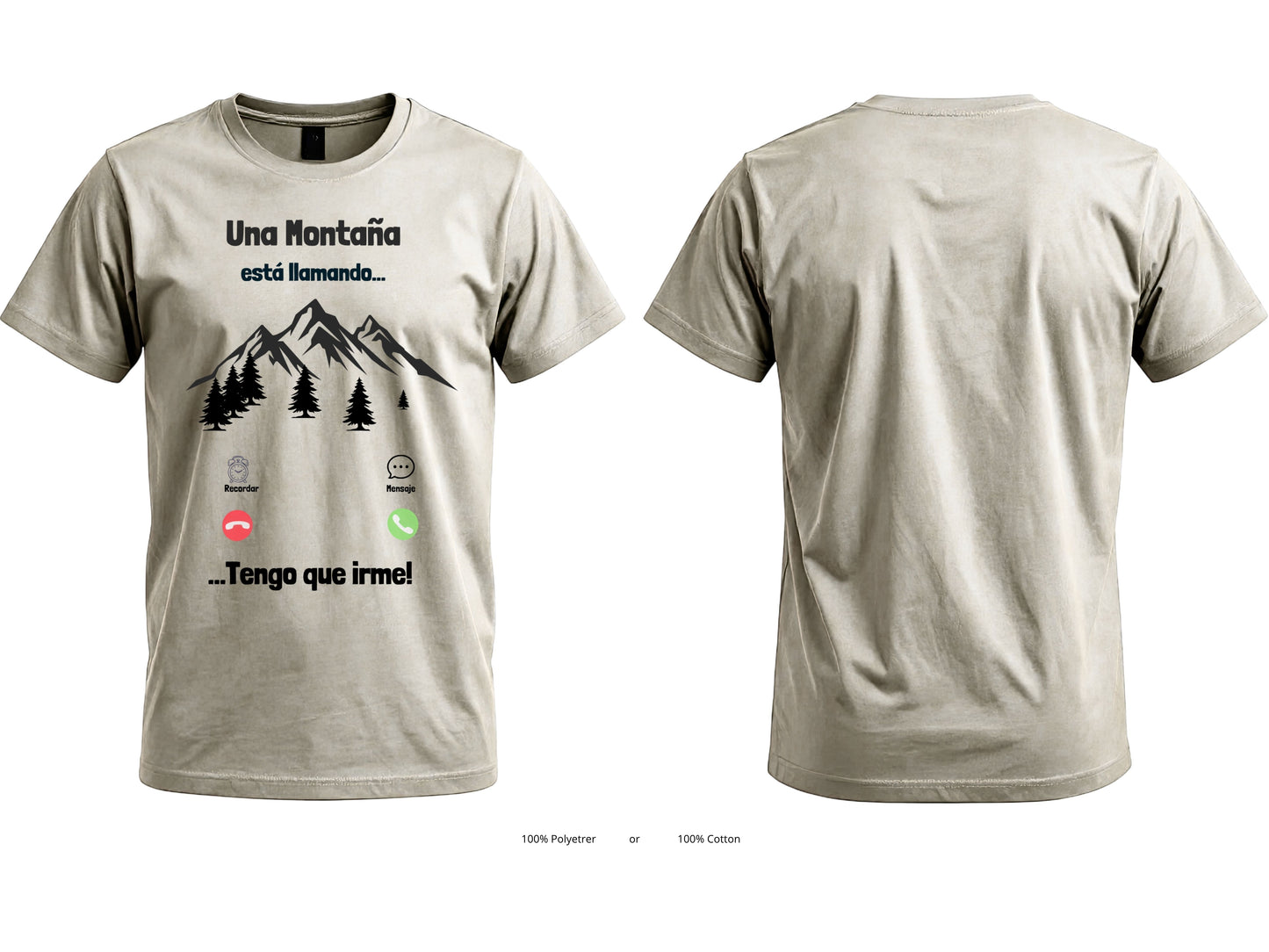 La Montaña Me Está Llamando Graphic T-Shirt | Unisex Hiking Tee