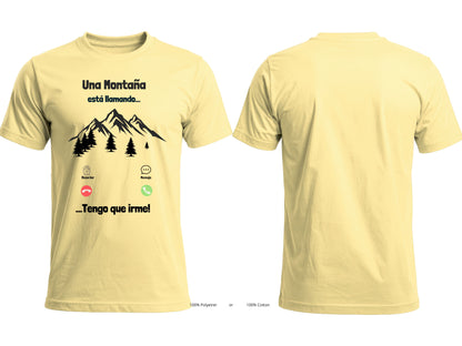 La Montaña Me Está Llamando Graphic T-Shirt | Unisex Hiking Tee