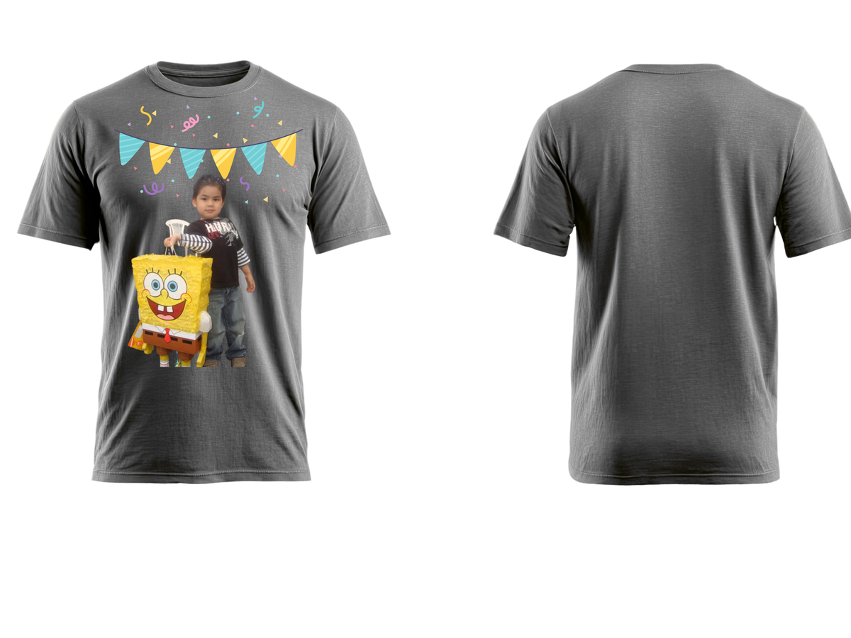 COTTON Custom Logo or Photo T-Shirt | Personalized Business & Event Shirt