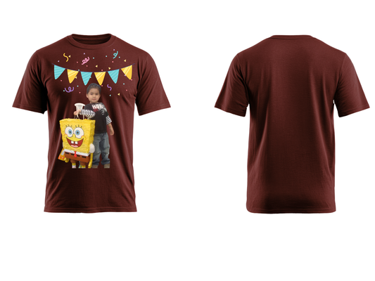 COTTON Custom Logo or Photo T-Shirt | Personalized Business & Event Shirt