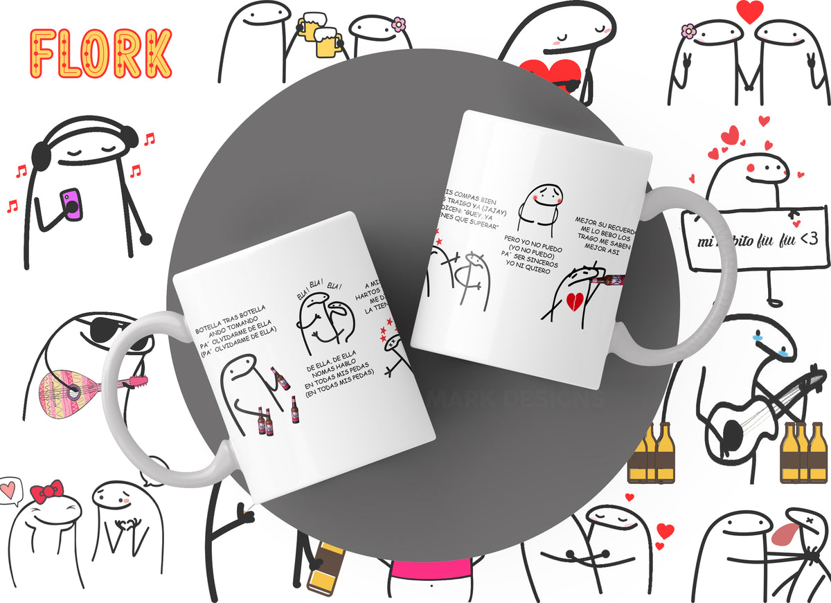 Flork Mugs Collection | Funny & Cute Graphic Mugs