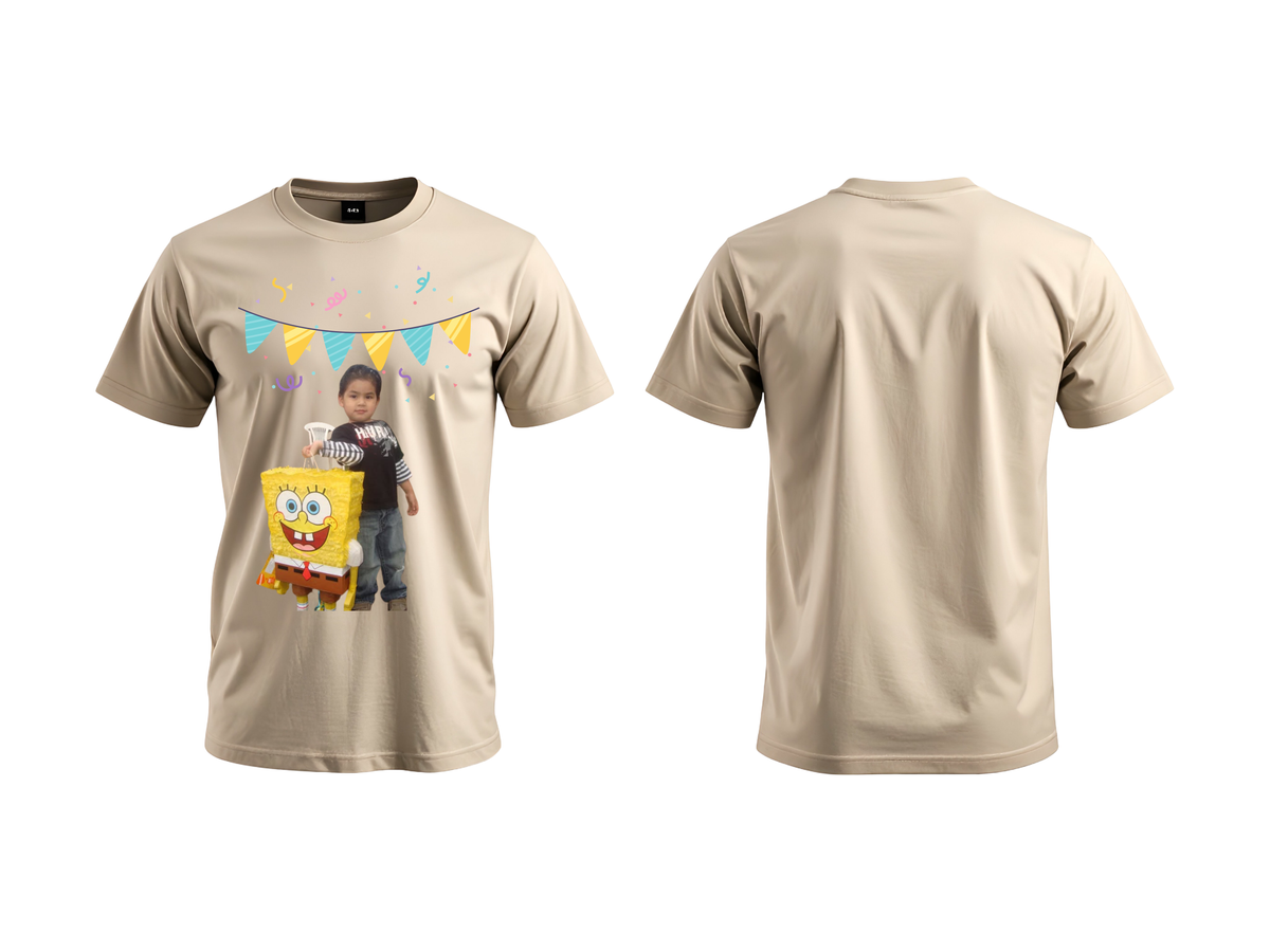 COTTON Custom Logo or Photo T-Shirt | Personalized Business & Event Shirt