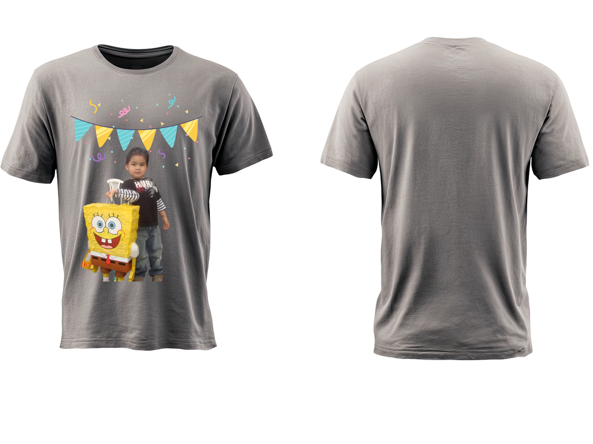 COTTON Custom Logo or Photo T-Shirt | Personalized Business & Event Shirt