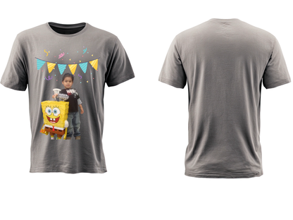 COTTON Custom Logo or Photo T-Shirt | Personalized Business & Event Shirt