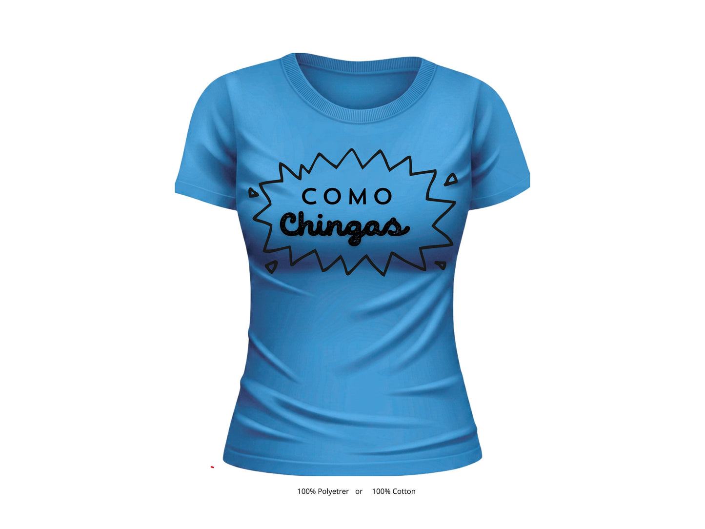 Como Chingas Women's Graphic T-Shirt | Funny Spanish Tee