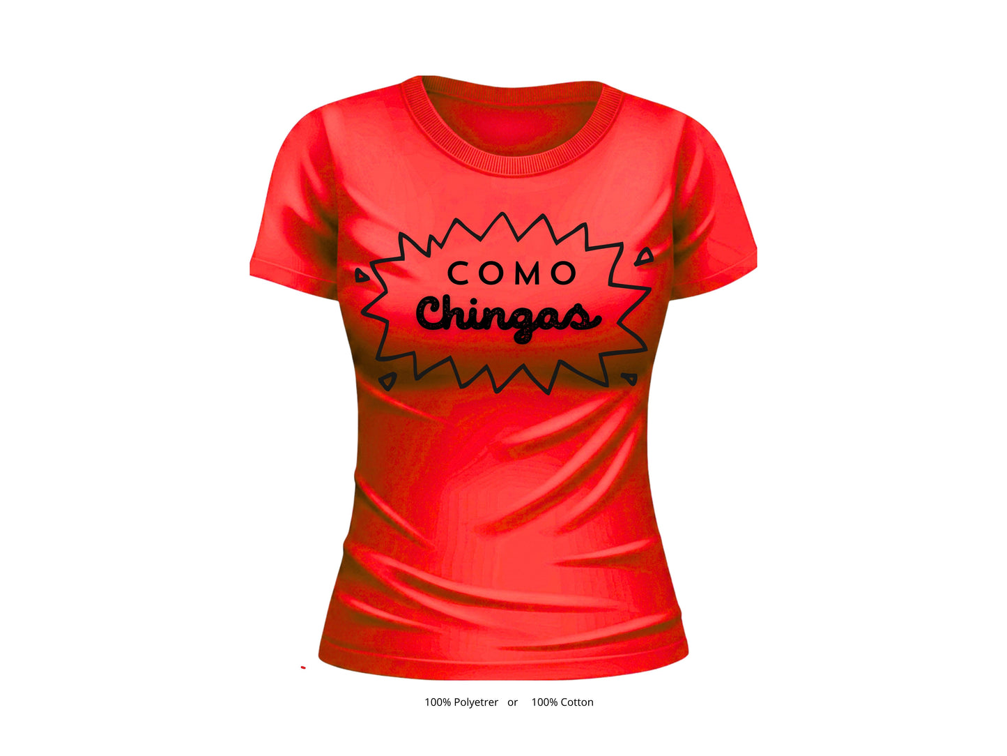 Como Chingas Women's Graphic T-Shirt | Funny Spanish Tee