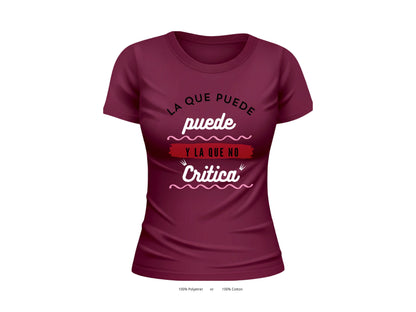 La Que Puede Puede Graphic T-Shirt | Woman Spanish Tee