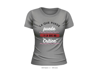 La Que Puede Puede Graphic T-Shirt | Woman Spanish Tee